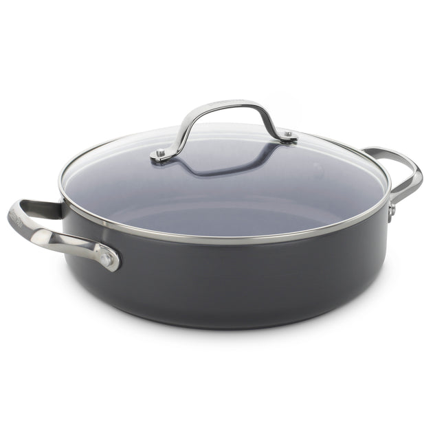 9x13 Nonstick Cast Iron Pan with Pour Spout