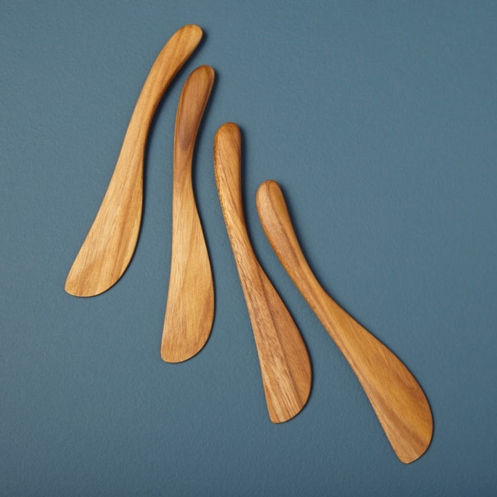 Teak Spreaders, Set of 4